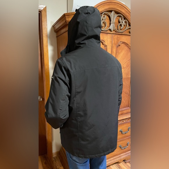 SOLD Calvin Klein Black Hooded Jacket - Picture 2 of 12
